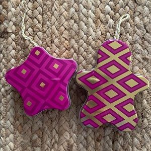 David’s Tea Set of 2 Ornament Tins